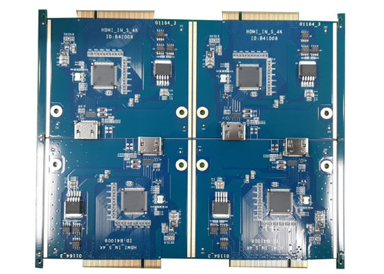 Μπλε πρωτότυπο συνελεύσεων PCB SMT πολυστρωματικό HDI για Driverless